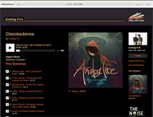 Tablet Screenshot of analogfire.bandcamp.com