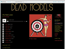 Tablet Screenshot of deadmodels.bandcamp.com