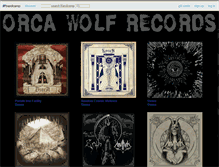 Tablet Screenshot of orcawolfrecords.bandcamp.com