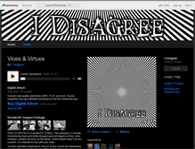 Tablet Screenshot of idisagree.bandcamp.com