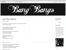 Tablet Screenshot of bangbangsmusic.bandcamp.com