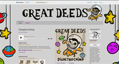 Desktop Screenshot of greatdeeds.bandcamp.com