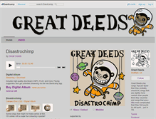 Tablet Screenshot of greatdeeds.bandcamp.com