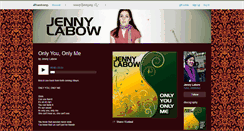 Desktop Screenshot of jennylabow.bandcamp.com