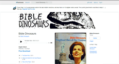 Desktop Screenshot of bibledinosaurs.bandcamp.com