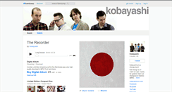 Desktop Screenshot of kobayashirock.bandcamp.com