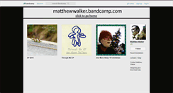 Desktop Screenshot of matthewwalker.bandcamp.com