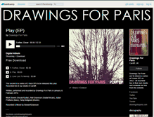 Tablet Screenshot of drawingsforparis.bandcamp.com