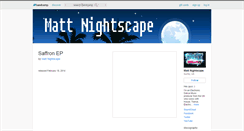Desktop Screenshot of mattnightscape.bandcamp.com