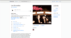 Desktop Screenshot of lesbrunettes.bandcamp.com