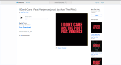 Desktop Screenshot of acethepilot.bandcamp.com