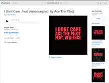 Tablet Screenshot of acethepilot.bandcamp.com