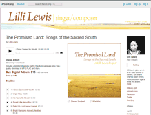 Tablet Screenshot of lillilewis.bandcamp.com