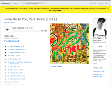Tablet Screenshot of lexluther.bandcamp.com
