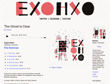 Tablet Screenshot of exohxo.bandcamp.com