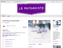 Tablet Screenshot of lepaysagiste.bandcamp.com
