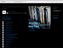 Tablet Screenshot of doctorj.bandcamp.com