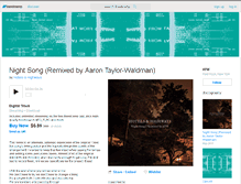 Tablet Screenshot of aarontaylorwaldman.bandcamp.com