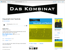 Tablet Screenshot of kombinat.bandcamp.com