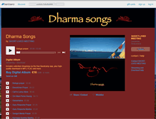 Tablet Screenshot of dharmasong.bandcamp.com