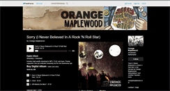 Desktop Screenshot of orangemaplewood.bandcamp.com