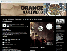 Tablet Screenshot of orangemaplewood.bandcamp.com