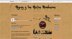 Desktop Screenshot of gypsyylosgatosrumberos.bandcamp.com