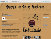 Tablet Screenshot of gypsyylosgatosrumberos.bandcamp.com