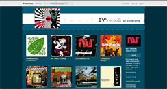 Desktop Screenshot of dvsrecords.bandcamp.com