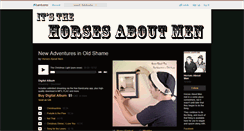 Desktop Screenshot of horsesaboutmen.bandcamp.com
