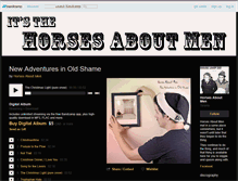 Tablet Screenshot of horsesaboutmen.bandcamp.com