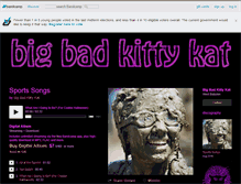 Tablet Screenshot of bigbadkittykat.bandcamp.com