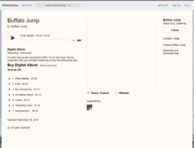 Tablet Screenshot of buffalojump.bandcamp.com