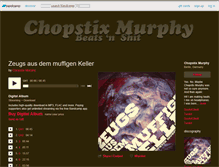 Tablet Screenshot of chopstixmurphy.bandcamp.com