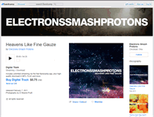 Tablet Screenshot of electronssmashprotons.bandcamp.com