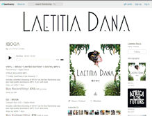 Tablet Screenshot of laetitiadana.bandcamp.com