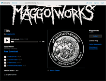 Tablet Screenshot of maggotworks.bandcamp.com