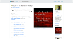 Desktop Screenshot of cblackproductions.bandcamp.com