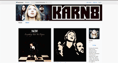 Desktop Screenshot of karn8.bandcamp.com