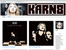Tablet Screenshot of karn8.bandcamp.com