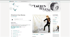 Desktop Screenshot of laurenbegent.bandcamp.com