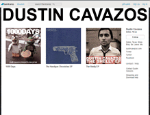 Tablet Screenshot of dustincavazos.bandcamp.com