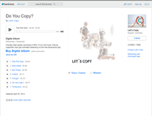 Tablet Screenshot of letscopy.bandcamp.com