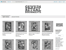 Tablet Screenshot of geweihritual.bandcamp.com