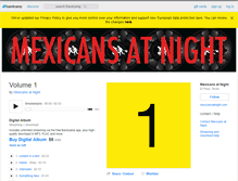 Tablet Screenshot of mexicansatnight.bandcamp.com