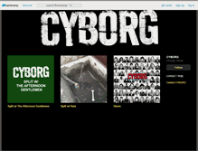 Tablet Screenshot of cyborgsays.bandcamp.com