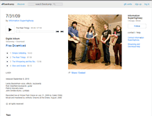 Tablet Screenshot of informationsuperhighway.bandcamp.com