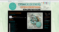 Desktop Screenshot of cronicasdeenero.bandcamp.com