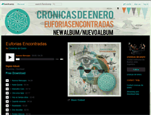 Tablet Screenshot of cronicasdeenero.bandcamp.com