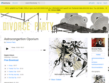 Tablet Screenshot of divorceparty.bandcamp.com